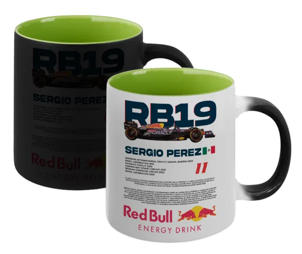 Redbull Sergio Perezi — Μαγική εσωτερικό πράσινη