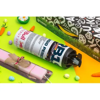 Redbull Sergio Perezi, Πασχαλινή Λαμπάδα με Travel Tumbler θερμό με διπλό καπάκι (600ml, BPA free) & κερί αρωματικό πλακέ (30cm) (ΡΟΖ)