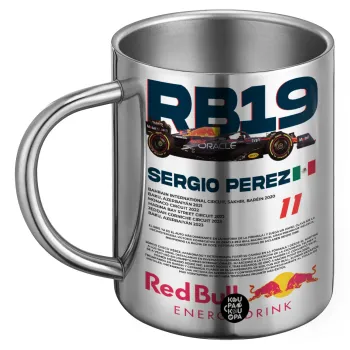 Redbull Sergio Perezi, BIG Mug Stainless steel double wall (450ml)