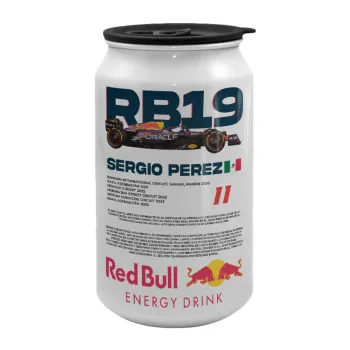 Redbull Sergio Perezi, Κούπα ταξιδιού μεταλλική με καπάκι (tin-can) 500ml