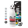 Soccer Metal mug thermos, double wall, 550ml