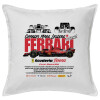 Sofa cushion White 50x50cm includes filling