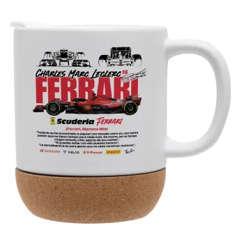 F1 Ferrari, Κούπα, κεραμική με βάση φελού και καπάκι (ΜΑΤ), 330ml