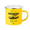Yellow Enamel Metallic Cup 360ml