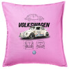 Sofa cushion Pink 50x50cm includes filling
