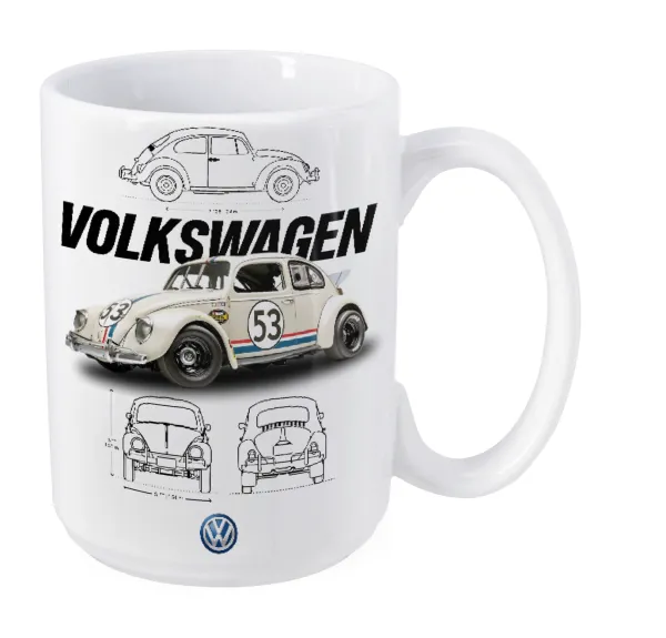 Volkswagen Beetle — Mega mug, ceramic, 450ml