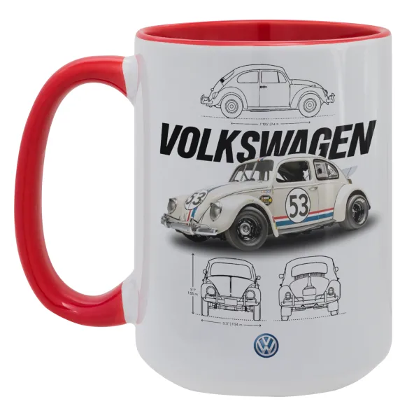 Volkswagen Beetle — Mega 15oz Κόκκινη