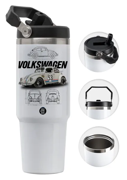 Volkswagen Beetle — Θερμός Ανοξείδωτο 30oz με χερούλι