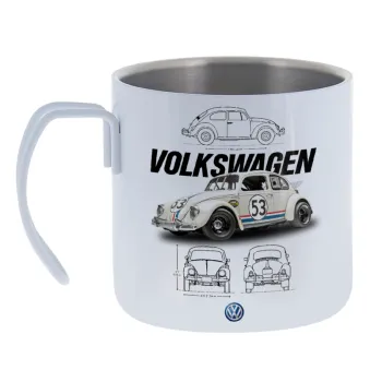 Volkswagen Beetle — Κούπα Ανοξείδωτη διπλού τοιχώματος 400ml