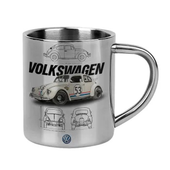 Volkswagen Beetle, Mug Stainless steel double wall 300ml