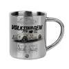 Mug Stainless steel double wall 300ml