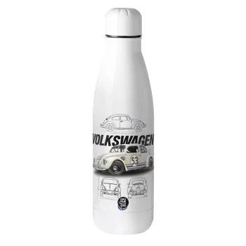 Volkswagen Beetle, Μεταλλικό παγούρι θερμός (Stainless steel), 500ml