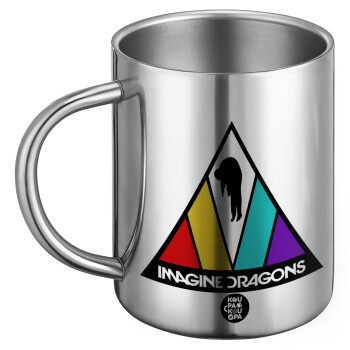 Imagine Dragons, Ανοξείδωτη Μεταλλική Κούπα 450ml - Διπλού Τοιχώματος