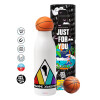 Bascetball Metal mug thermos, double wall, 550ml