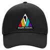 Adult Ultimate Hat BLACK, (100% COTTON DRILL, ADULT, UNISEX, ONE SIZE)