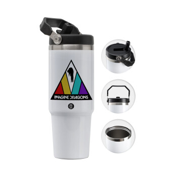 Imagine Dragons, 30oz stainless Steel Tumbler with Handle