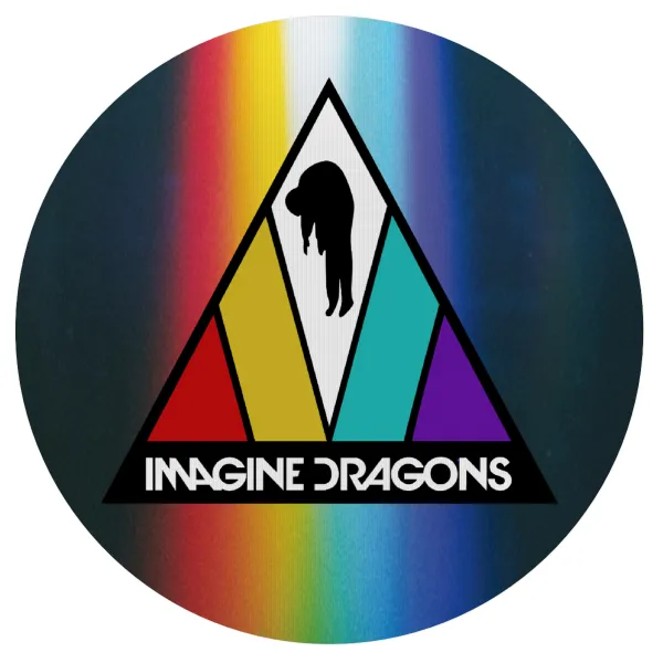 Imagine Dragons — Mousepad Στρογγυλό 20cm