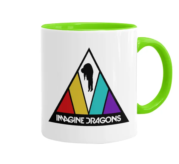 Imagine Dragons — Κούπα χρωματιστή βεραμάν, κεραμική, 330ml