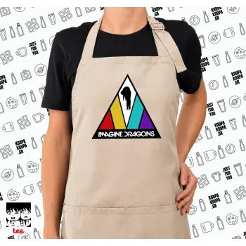 Imagine Dragons, Ποδιά μακριά Σεφ ολόσωμη με τσέπες SAND (ΕΝΗΛΙΚΩΝ)