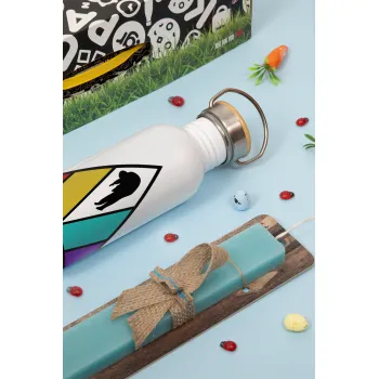 Imagine Dragons, Πασχαλινή Λαμπάδα με παγούρι μεταλλικό (620ml, stainless steel) & κερί αρωματικό πλακέ (30cm) (ΤΙΡΚΟΥΑΖ)