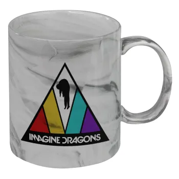 Imagine Dragons, Κούπα κεραμική, marble style (μάρμαρο), 330ml
