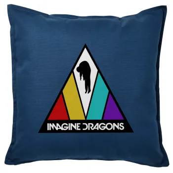 Imagine Dragons, Sofa cushion Blue 50x50cm includes filling