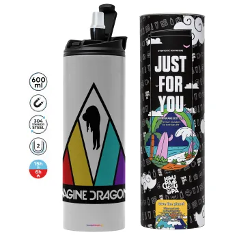Imagine Dragons, Tumbler stainless steel GREY 600ml