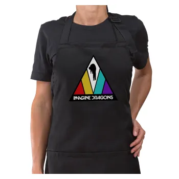 Imagine Dragons, Ποδιά μακριά Σεφ ολόσωμη με τσέπες Μαύρη (ΕΝΗΛΙΚΩΝ)