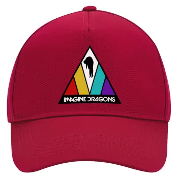 Imagine Dragons, Καπέλο Ενηλίκων Ultimate ΚΟΚΚΙΝΟ, (100% ΒΑΜΒΑΚΕΡΟ DRILL, ΕΝΗΛΙΚΩΝ, UNISEX, ONE SIZE)