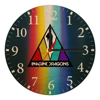 Imagine Dragons, Ρολόι τοίχου ξύλινο plywood (20cm)