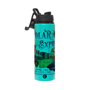 The Polar Express, Metallic water bottle with safety lid, 850ml aluminum