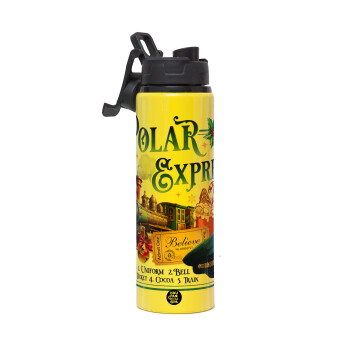 The Polar Express, Metallic water bottle with safety lid, 850ml aluminum