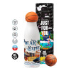 Bascetball Metal mug thermos, double wall, 550ml