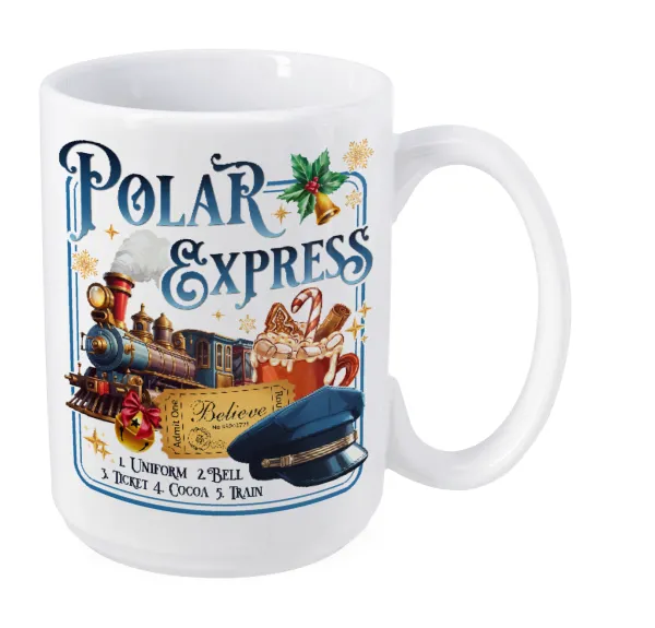 The Polar Express — Mega mug, ceramic, 450ml