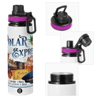 The Polar Express, Metallic water bottle with safety lid, 850ml aluminum