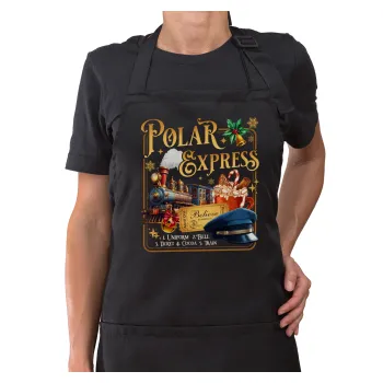 The Polar Express, Ποδιά μακριά Σεφ ολόσωμη με τσέπες Μαύρη (ΕΝΗΛΙΚΩΝ)