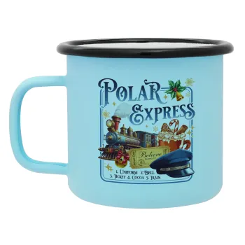 The Polar Express, Κούπα Μεταλλική εμαγιέ ΜΑΤ σιέλ 360ml