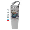 GREY color, 890ml (30oz) stainless Steel Tumbler with Handle