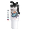 Mega Stainless steel Tumbler with lid, double wall 1,2L