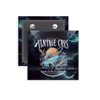 Wizard Flying Car, Κονκάρδα παραμάνα τετράγωνη 5x5cm