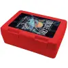 Children's cookie container RED 185x128x65mm (BPA free plastic)