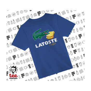Latoste, Παιδικό T-Shirt ΜΠΛΕ από 100% βαμβάκι, για κάθε μέρα. Vegan & OEKO-TEX πιστοποιημένο.