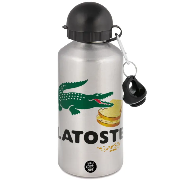 Latoste — Metallic water jug, Silver, aluminum 500ml