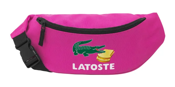 Latoste — Unisex waist bag (banana) in PINK color with 2 pockets