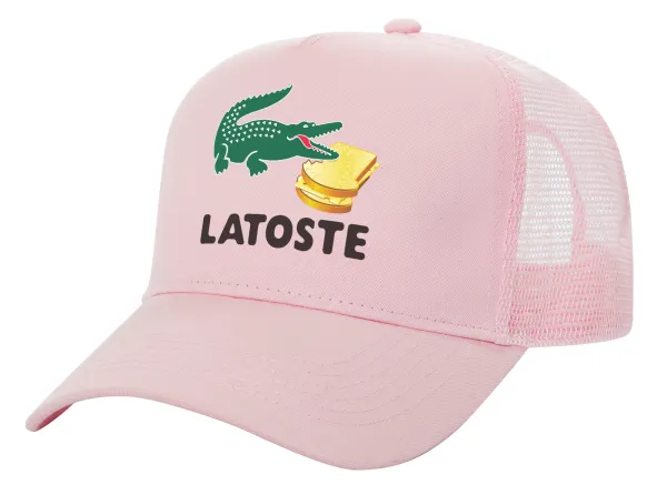 Latoste — Καπέλο Ενηλίκων Structured Trucker, με Δίχτυ, ΡΟΖ (100% ΒΑΜΒΑΚΕΡΟ, ΕΝΗΛΙΚΩΝ, UNISEX, ONE SIZE)