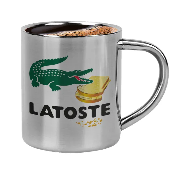 Latoste — Κουπάκι μεταλλικό διπλού τοιχώματος για espresso (220ml)