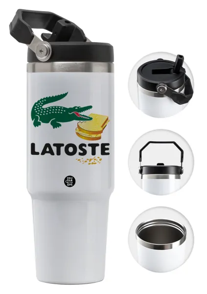 Latoste — Θερμός Ανοξείδωτο 30oz με χερούλι