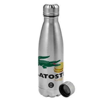 Latoste, Metallic water bottle, stainless steel, 750ml