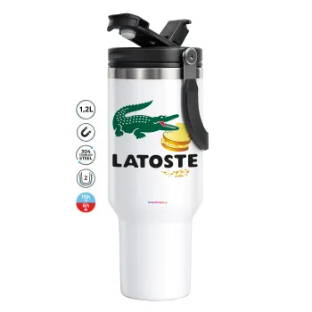 Latoste, Mega Tumbler με καπάκι, διπλού τοιχώματος (θερμό) 1,2L