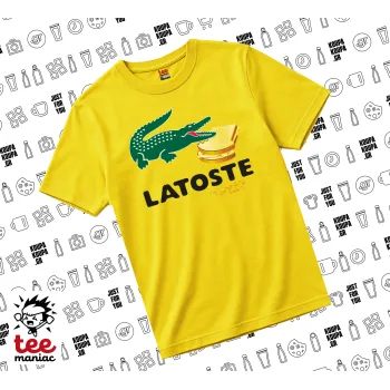 Latoste, yellow childrens T-Shirt made of 100% cotton, for every day. Vegan & OEKO-TEX certified.